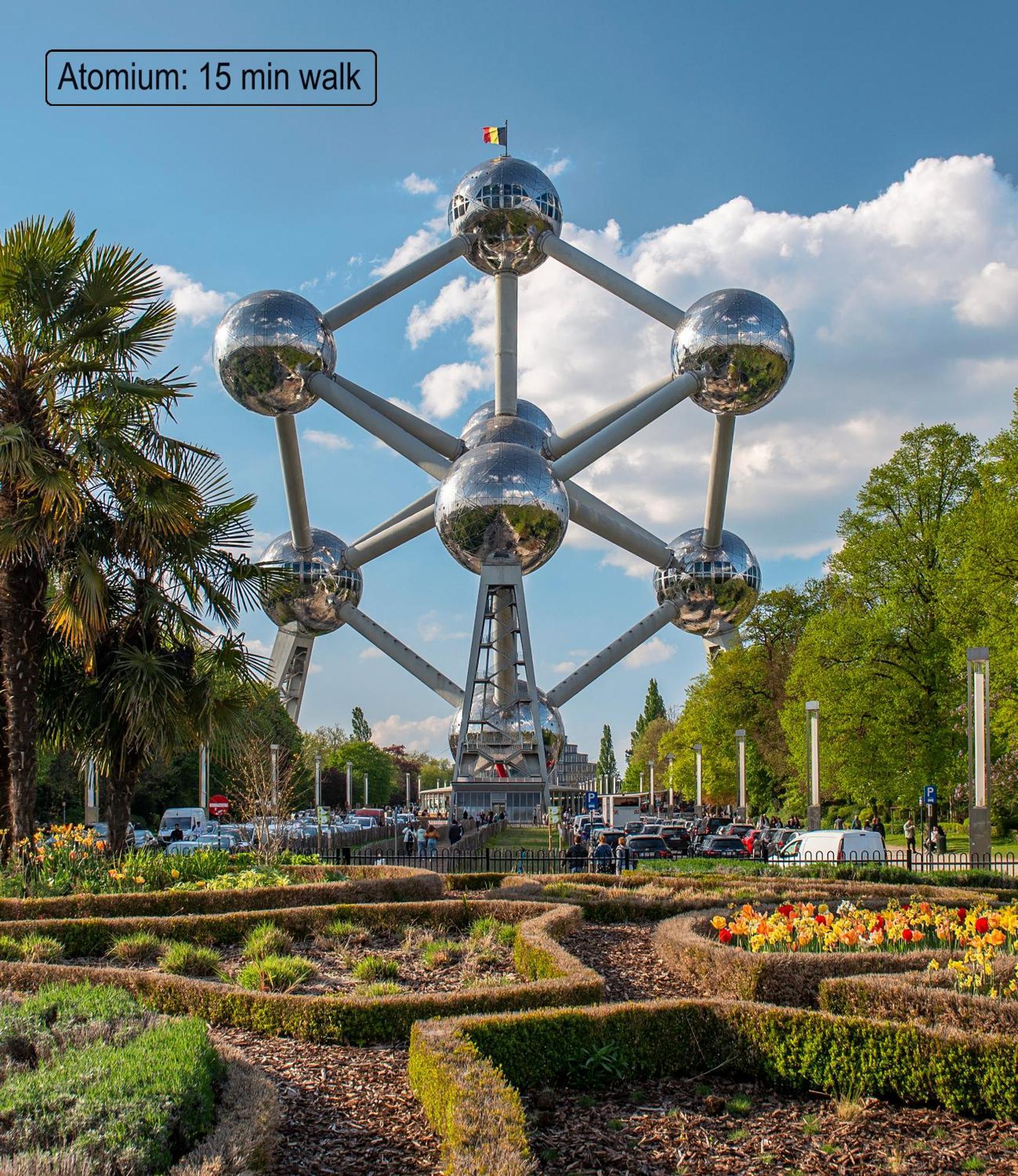 Furnished - Bright, Modern Apartment In Brussels, 15 Minutes Walk From The Atomium Dış mekan fotoğraf